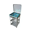 Eurochef 4 Gas Standing Cooker with Shelves - 2