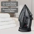 Von Steam Iron 2200W - Nyeusi - 2
