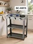Jiko la Kusimama la Gesi 2 na Umeme 1 - 2