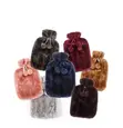 Hot Water Bottle with Fluffy Cover - 1