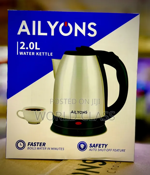 Ailyons 2 Litre Stainless Steel Electric Kettle - 1
