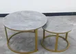 Marble Top Nesting Coffee Table - 1