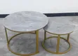Marble Top Nesting Coffee Table - 2