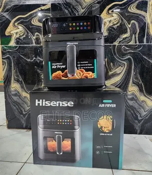 Hisense 6.3L Air Fryer - Kidhibiti cha Dijiti, 900W, Nyeusi