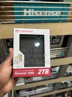 Transcend StoreJet 25M3 2TB External Hard Drive Portable