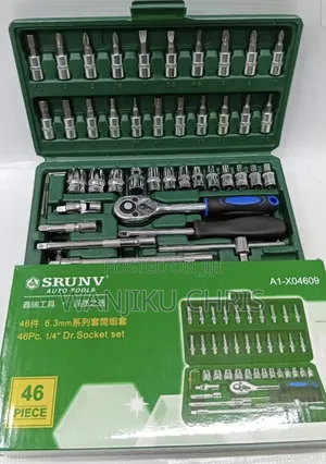 Seti ya Spana za Socket 46pcs