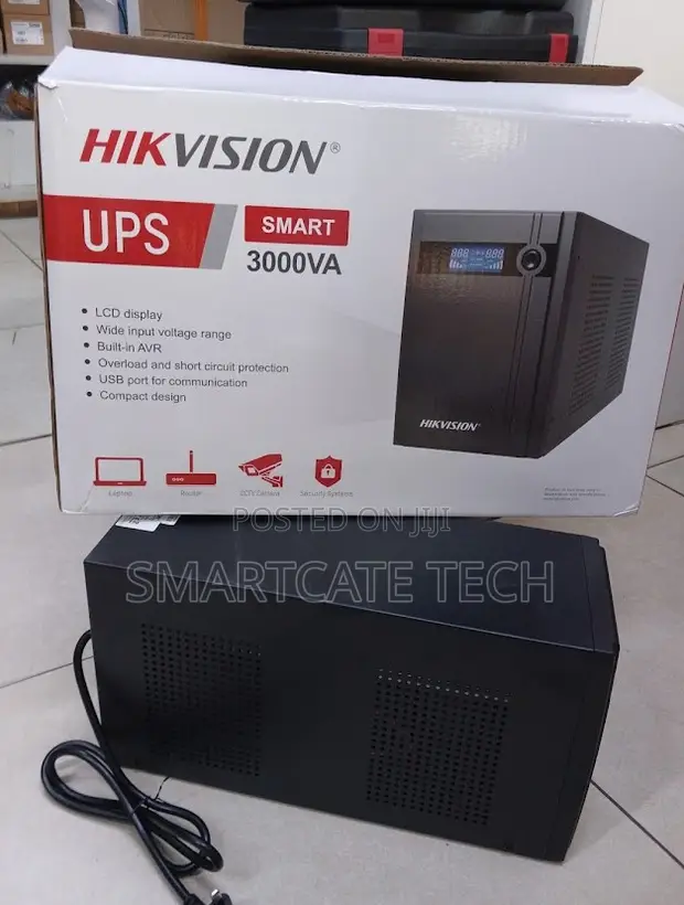 Hikvision 3000VA UPS - Suluhisho Bora la Nguvu - 1