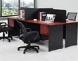 Custom 4-Way Office Workstation - 2