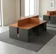 Custom 4-Way Office Workstation - 3