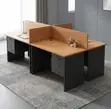 Custom 4-Way Office Workstation - 5