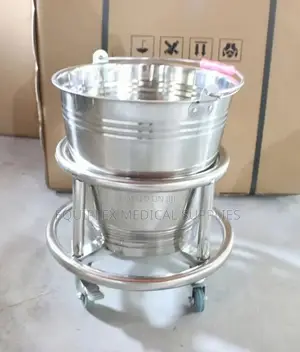 Kikapu cha Chuma cha Kutupa na Magurudumu