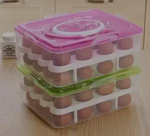 2-Layer 32-Piece Egg Tray Organizer
