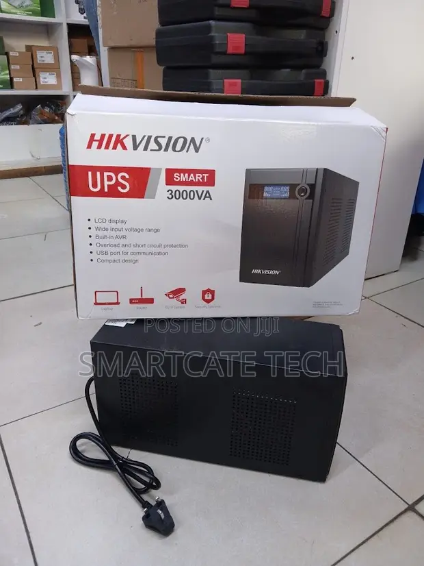 Hikvision Smart UPS 3KVA (3000VA/1800W) - Tayari kwa Home Office - 1