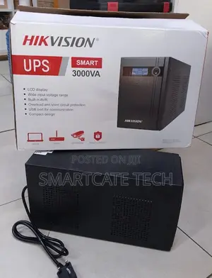 Hikvision 3KVA Smart UPS - 3000VA High-Capacity Power Backup