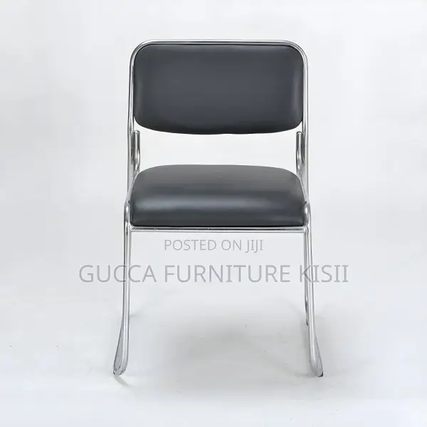 Stackable Visitors Chair - Black - 1