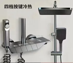 Adelphi Shower Mixer - Piano Black