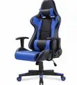 Ergonomic Blue Lumbar Support Gaming Chair - 1