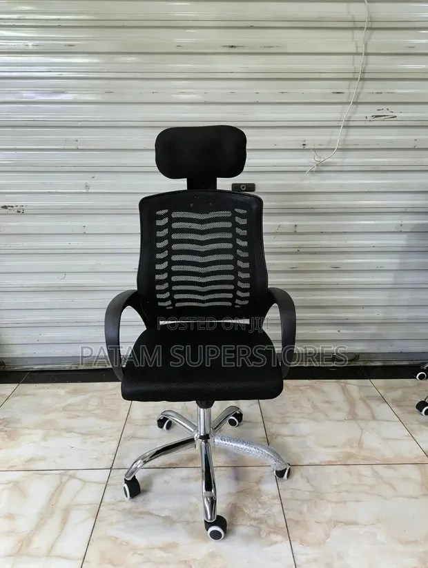Ergonomic Office Chair with Headrest - 1