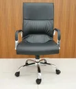 Office Classic Leather Waiting Chairs (Set of 4) - 2