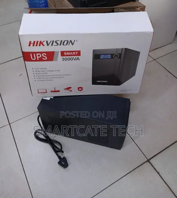 Hikvision 3KVA UPS (3000VA/1800W) for Computers, Servers, CCTV - 1