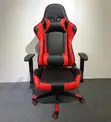 Red Leather Reclining Gaming Office Chair - 2
