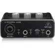 Behringer U-Phoria UM2 USB Audio Interface - 1