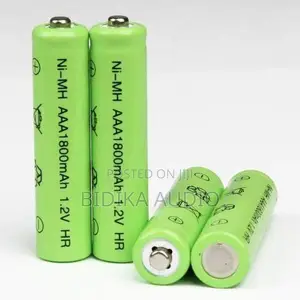 Rechargeable AAA Ni-Cd 1.2V 1800mAh Batteries (4 Pack)