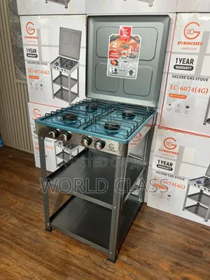 Eurochef Deluxe 4-Burner Gas Stove