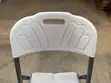 White Folding Plastic Computer Chair - 5