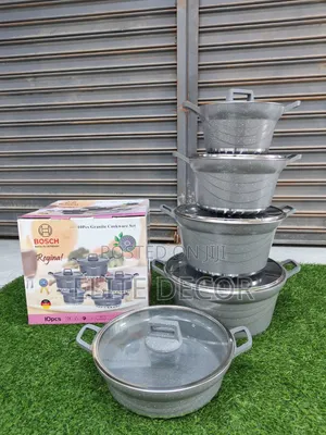 Bosch Cookware Set ya Vipande 10 - Grey