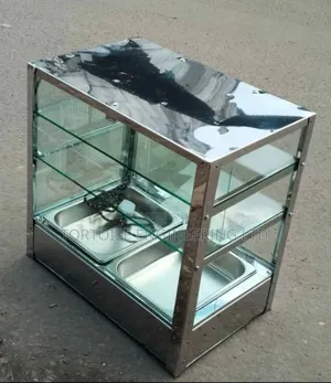 Stainless Steel Commercial Food Display & Warmer (600x300mm)