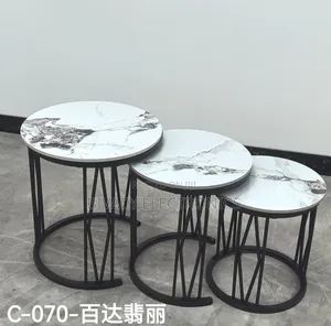 3-in-1 Executive Pure Marble Table