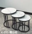 3-in-1 Executive Pure Marble Table - 2