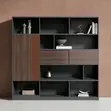 Executive Modern Wall Bookcase - 1