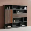 Executive Modern Wall Bookcase - 2