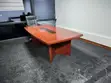Meza ya Mikutano 3M Brown Mahogany - 1
