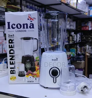 Icona 2-in-1 Professional Blender and Grinder