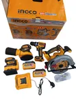 INGCO 20V 4-Piece Cordless Combo Kit - 2
