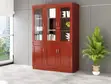 3-Door Mahogany Storage Cabinet - 2