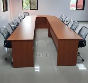 Custom 6M U-Shaped Boardroom Meeting Table