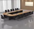 Custom 6M U-Shaped Boardroom Meeting Table - 4