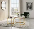 Dual Round Marble Coffee Table - Home Office - 2
