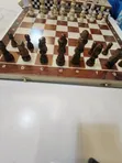 Wooden Chess Set 34cm Foldable - 3
