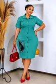 Beautiful Ladies Shirt Dress - 2