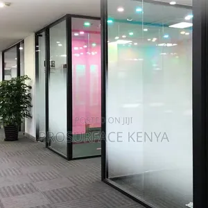 Frosted Window Film - Plain, Designed, One Way Gradient