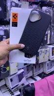 Kifaa cha Simu cha Bluu cha Carbon-Fiber chenye Sumaku kwa iPhone 17 Air - 2