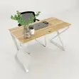 Ergonomic Computer Desk - White - 3
