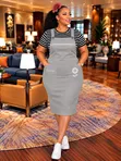 Classy & Comfy 2-Piece Dungaree Dress - 4