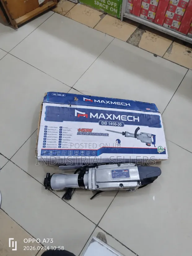 Maxmech DB 1450-30 | 1450W Heavy-Duty Demolition Breaker - 1