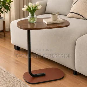 Modern C-Shaped Side Table